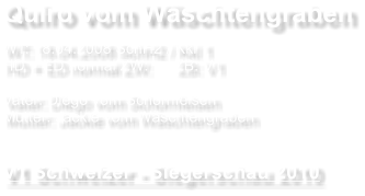 Quiro vom Wschtengraben WT: 18.04.2008 SchH2 / Kkl 1 HD + ED normal ZW:      ZB: V1  Vater: Diego vom Schornfelsen Mutter: Jackie vom Wschtengraben  V1 Schweizer - Siegerschau 2010